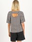 T-shirt Fly Little Bird Cherry Party Black