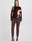 Trui Bymartine Pink Green
