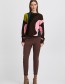 Trui Bymartine Pink Green