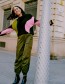 Trui Bymartine Pink Green