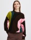 Trui Bymartine Pink Green