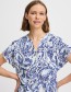 Top Bymmjoella V Blue Paisley