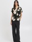 Top Bymmjoella V Black Roses