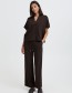 bruine joggingbroek