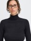 Duurzame damesmode zwarte coltrui B.Young