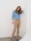 Blouse Pzfenya Medium Blue Denim