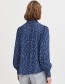 Blouse Byjosa Puff Blue Flower