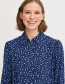 Blouse Byjosa Puff Blue Flower