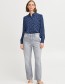 Blouse Byjosa Puff Blue Flower