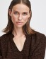 Blouse Byjosa V Neck Frill Total Eclipse Mix
