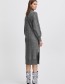 Jurk Bymania Wol Mid Grey Melange