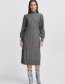 Jurk Bymania Wol Mid Grey Melange