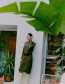 Jurk Bymanina Olive Night