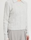 Cardigan Bymiffa Light Grey Melange