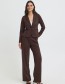 donkerbruine blazer duurzame mode