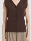 Spencer B.Young donkerbruin, tijdloze basic duurzame garderobe