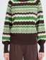 Trui B.Young ronde hals zigzag, tijdloze eyecatcher duurzame garderobe