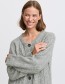 Vest Lang Bynello Mid Grey Melange