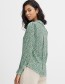 Blouse Byjosa Puff Ming Green Mix
