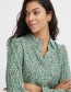 Blouse Byjosa Puff Ming Green Mix