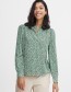 Blouse Byjosa Puff Ming Green Mix