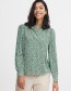 Blouse Byjosa Puff Ming Green Mix