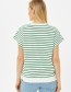 Top Forever Stripe Green