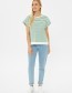 Top Forever Stripe Green