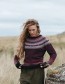 Eribe lamswol merinwol vest  Fiar isle patroon 