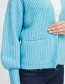 Vest Kort Open Frbeverly Ethereal Blue Melange