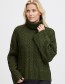 Trui Col Frbeverly Rifle Green Melange