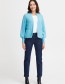 Vest Kort Open Frbeverly Ethereal Blue Melange