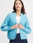 Vest Kort Open Frbeverly Ethereal Blue Melange