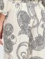Pantalon Froline Paisley Black White