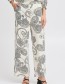 Pantalon Froline Paisley Black White