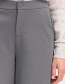 Fransa Leonie grijze pantalon, elegante damesbroek van zachte stof met comfortab