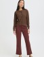 tijdloze chocolade bruine cardigan van Fransa