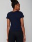 T-shirt Nature Stork Sun Navy