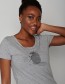 T-shirt Cheeky Beaver Heather Grey