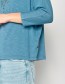 Longsleeve  3/4 Animal Bird Branch Sloppy Blue