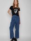 T-shirt Cat Tour Zwart