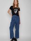 T-shirt Cat Tour Zwart