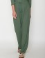 Luchtige Greenbomb pantalon met elastische taille, comfortabel en stijlvol tegel