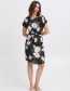 Jurk Bymoella Flower Black
