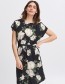 Jurk Bymoella Flower Black