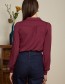 Blouse Carina Light Cabernet Red