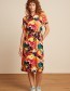 Jurk Carina Aurelio Orange