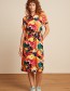 Jurk Carina Aurelio Orange