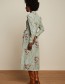 Jurk Valletta Midi Olive Blue Haze
