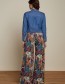 Pantalon Palazzo Border Nightingale Blue